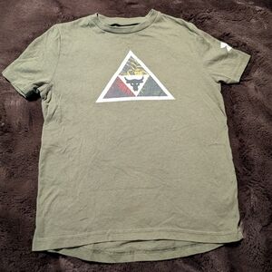 Under Armour Kids Green Triangle Graphic Tee
